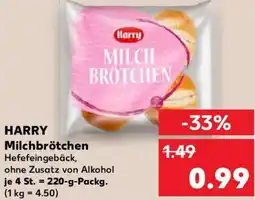 Kaufland HARRY Milchbrötchen Angebot