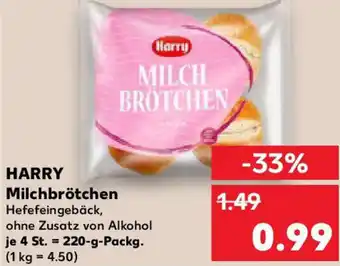 Kaufland HARRY Milchbrötchen Angebot