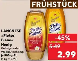 Kaufland LANGNESE Flotte Biene Honig Angebot