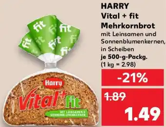 Kaufland HARRY Vital + fit Mehrkornbrot Angebot
