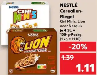 Kaufland NESTLÉ Cerealien Riegel Angebot