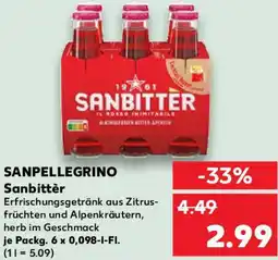 Kaufland SANPELLEGRINO Sanbittèr Angebot