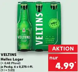 Kaufland VELTINS Helles Lager Angebot