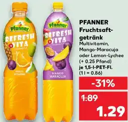 Kaufland PFANNER Fruchtsaftgetränk Angebot