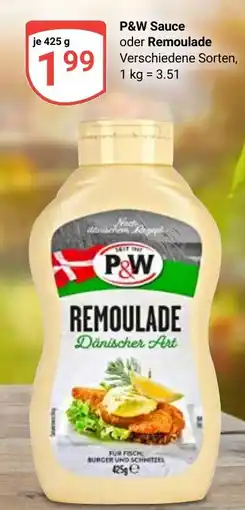 Globus P&W Sauce oder Remoulade Angebot
