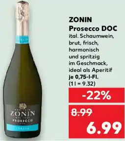 Kaufland ZONIN Prosecco DOC Angebot
