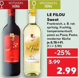 Kaufland LE FILOU Sweet Angebot