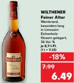 Kaufland WILTHENER Feiner Alter Angebot