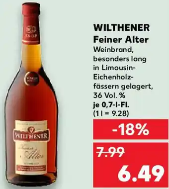Kaufland WILTHENER Feiner Alter Angebot