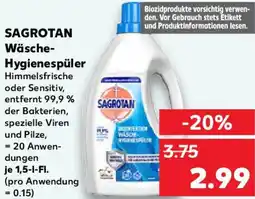 Kaufland SAGROTAN Wäsche Hygienespüler Angebot