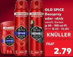Kaufland OLD SPICE Deospray oder -stick Angebot