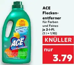 Kaufland ACE Fleckenentferner Angebot