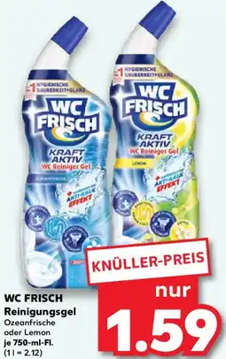 Kaufland WC FRISCH Reinigungsgel Angebot