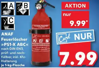 Kaufland ANAF Feuerlöscher PS1-X ABC Angebot