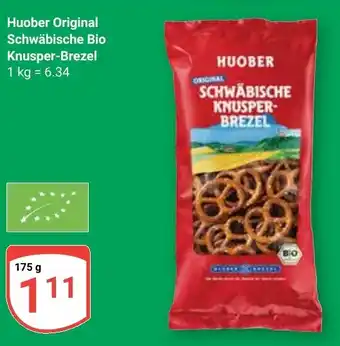 Globus Huober Original Schwäbische Bio Knusper-Brezel Angebot