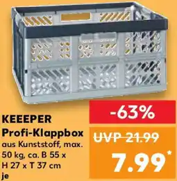 Kaufland KEEEPER Profi-Klappbox Angebot