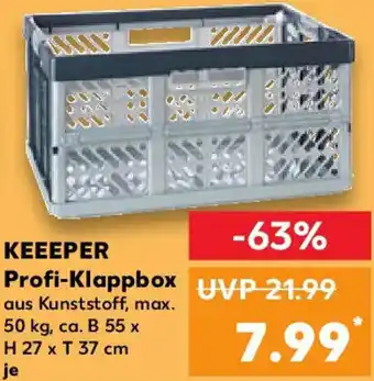 Kaufland KEEEPER Profi-Klappbox Angebot