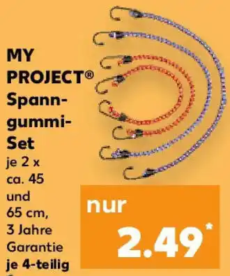 Kaufland MY PROJECT Spanngummi Set Angebot