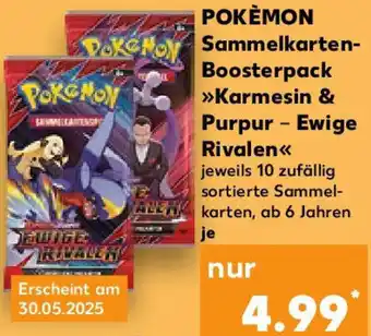 Kaufland POKÉMON Sammelkarten Boosterpack Angebot