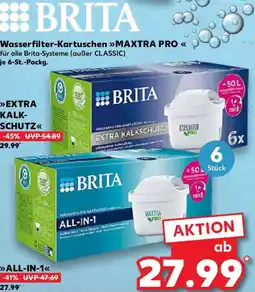 Kaufland BRITA Wasserfilter-Kartuschen MAXTRA PRO Angebot