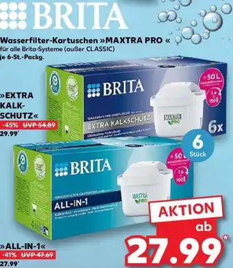 Kaufland BRITA Wasserfilter-Kartuschen MAXTRA PRO Angebot