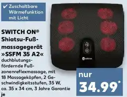 Kaufland SWITCH ON Shiatsu-Fußmassagegerät Angebot