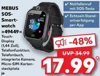 Kaufland MEBUS SOS Smartwatch 49449 Angebot
