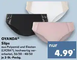 Kaufland OYANDA Slips Angebot