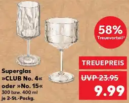 Kaufland Superglas CLUB No. 4 oder No. 15 Angebot