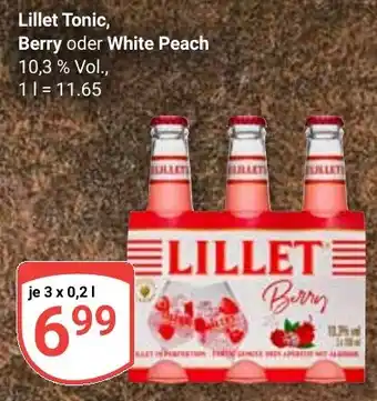 Globus Lillet Tonic, Berry oder White Peach Angebot