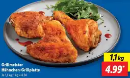 Lidl Grillmeister Hähnchen-Grillplatte Angebot