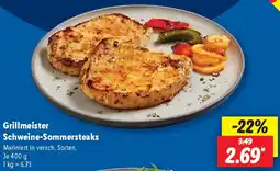 Lidl Grillmeister Schweine-Sommersteaks Angebot