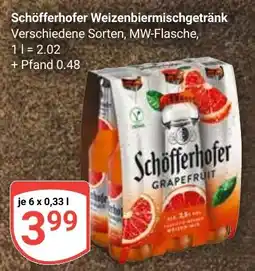 Globus Schöfferhofer Weizenbiermischgetränk Angebot