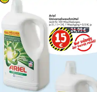 TEDi Ariel Universalwaschmittel Angebot