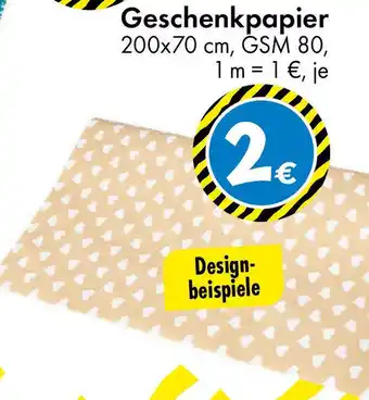 TEDi Geschenkpapier Angebot