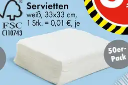 TEDi Servietten Angebot