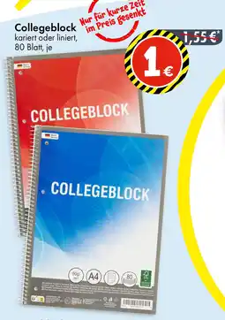 TEDi Collegeblock Angebot