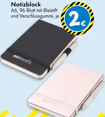 TEDi Notizblock Angebot