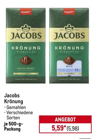 METRO Jacobs krönung Angebot