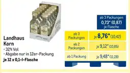 METRO Landhaus korn Angebot