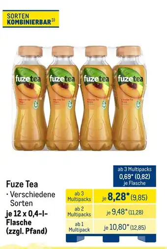 METRO Fuze tea Angebot