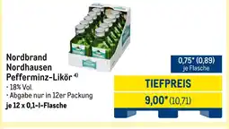 METRO Nordbrand nordhausen pefferminz-likör Angebot
