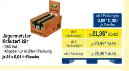 METRO Jägermeister kräuterlikör Angebot