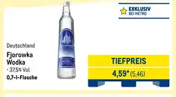 METRO Fjorowka wodka Angebot