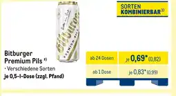 METRO Bitburger premium pils Angebot