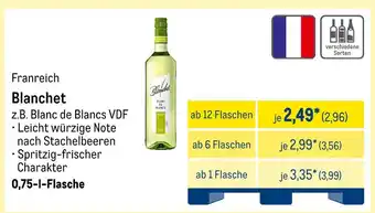 METRO Blanchet Angebot