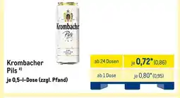 METRO Krombacher pils Angebot