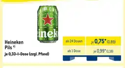 METRO Heineken pils Angebot