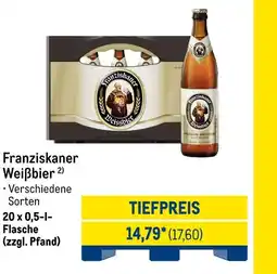 METRO Franziskaner weißbier Angebot