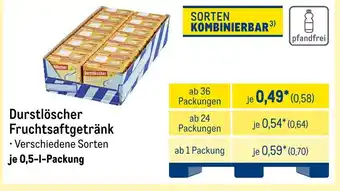 METRO Durstlöscher fruchtsaftgetränk Angebot